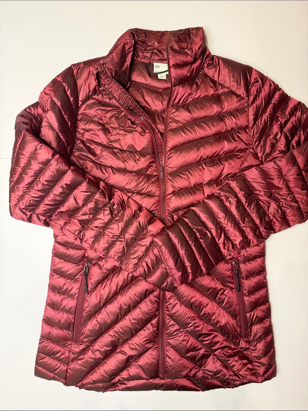 all in motion Quilted Puffer Jacket - Deep Wine